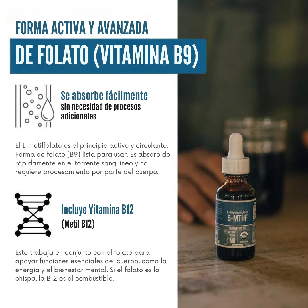 METILFOLATO - SUPLEMENTO DE FOLATO ACTIVO