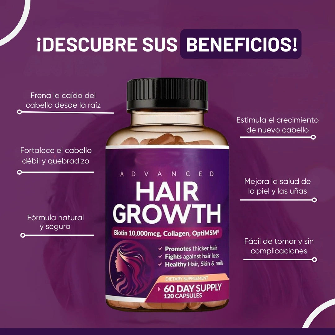 VITAMINAS PARA EL CABELLO - HAIR GROWTH