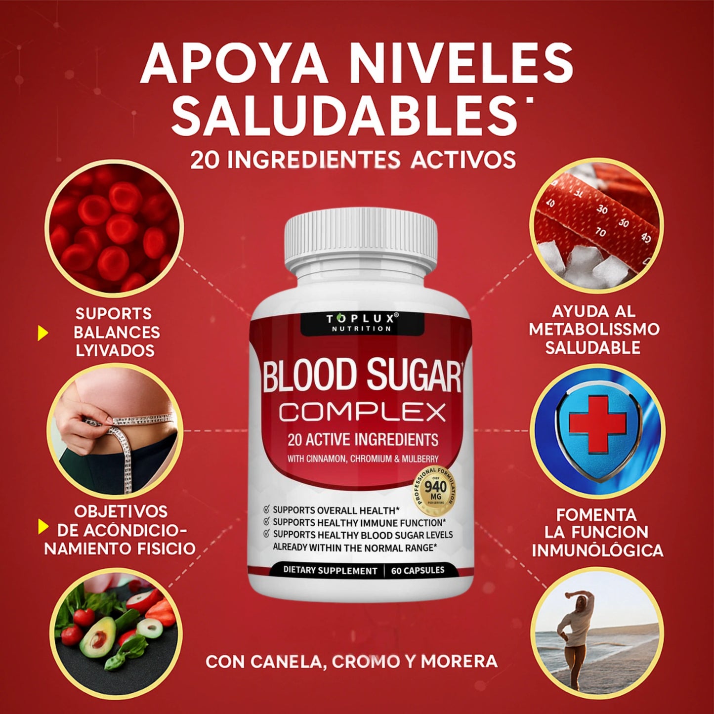 BLOOD SUGAR COMPLEX - CONTROLA EL AZÚCAR EN SANGRE