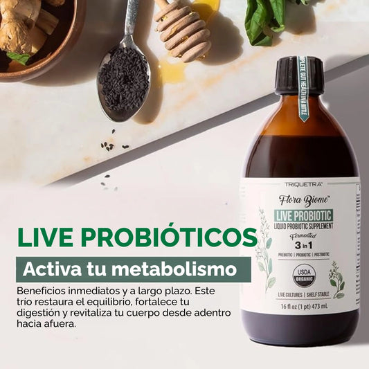 LIVE PROBIÓTICOS - SALUD INTESTINAL