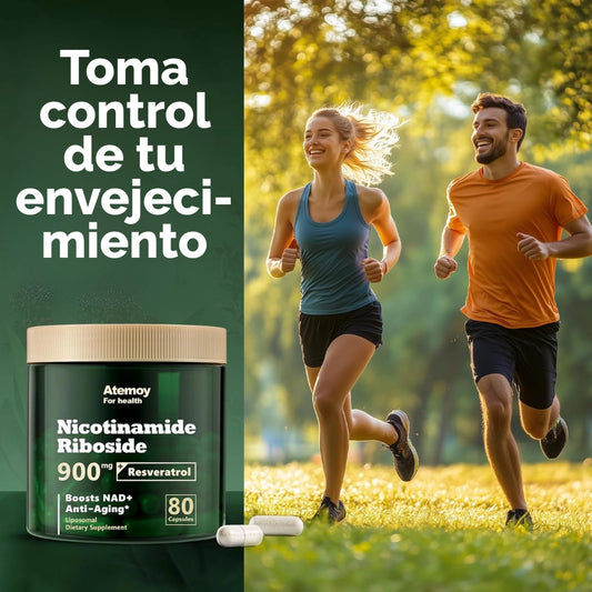SUPLEMENTO ANTI-ENVEJECIMIENTO - NICOTINAMIDA Y RESVERATROL