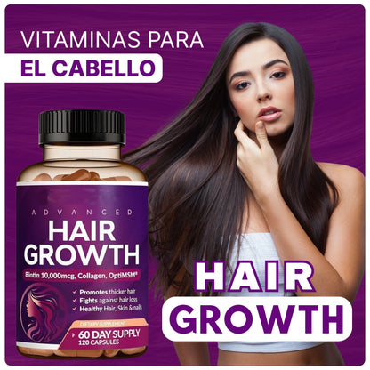 VITAMINAS PARA EL CABELLO - HAIR GROWTH